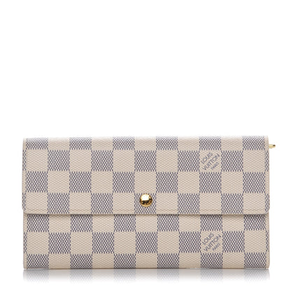 Louis Vuitton Damier Azur Sarah Wallet 1 of 9