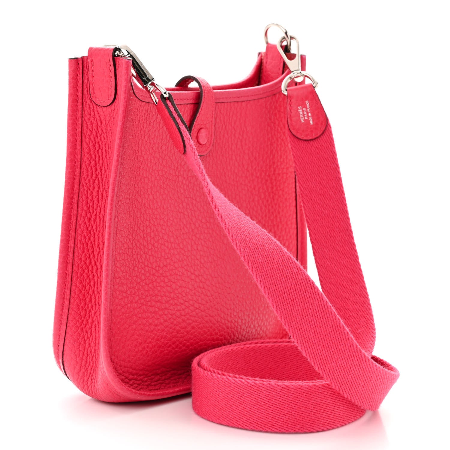 Hermes Taurillon Clemence Evelyne TPM Rose Extreme 3 of 11