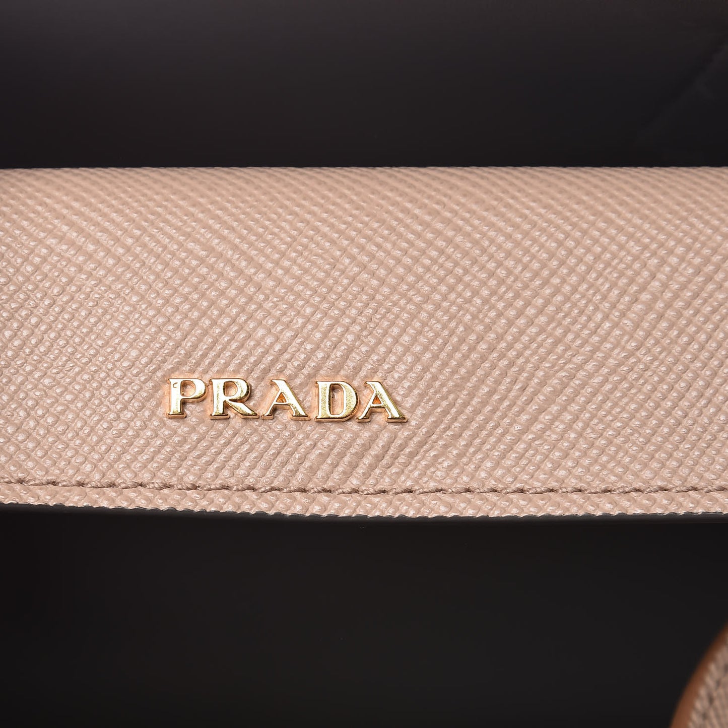 Saffiano Cuir Medium Double Bag Cammeo Marmo