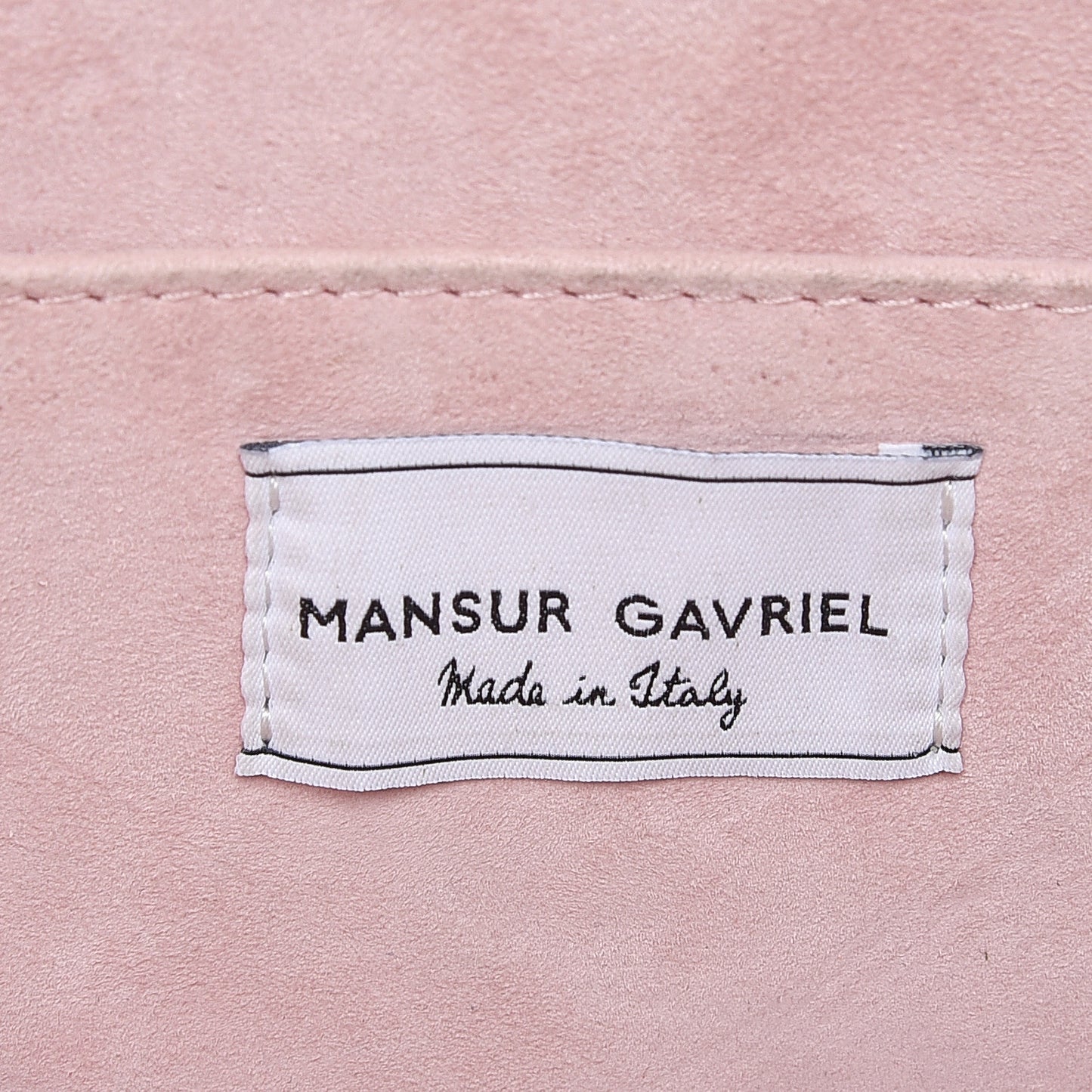 Calfskin Circle Crossbody Bag Light Pink