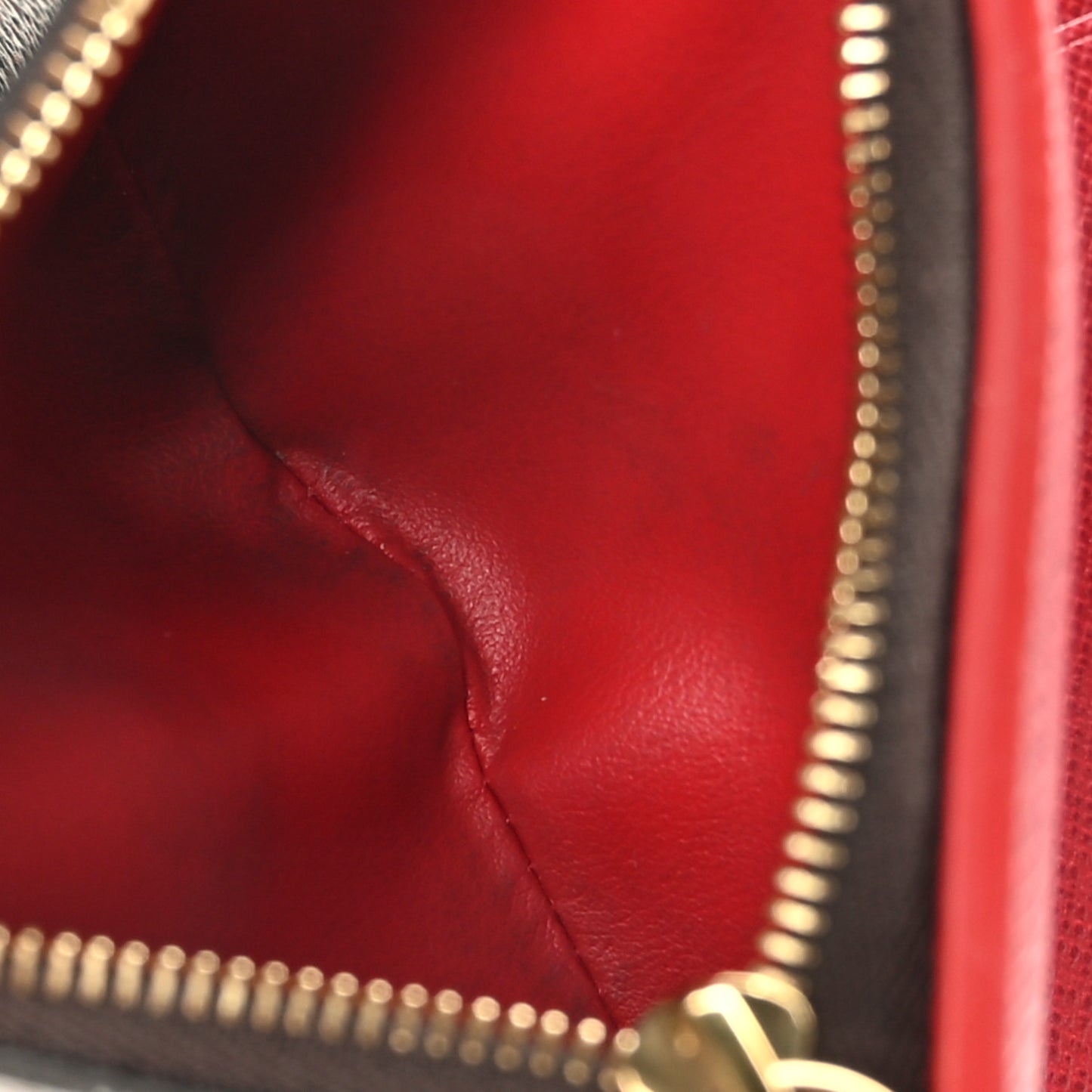 Damier Ebene Victorine Wallet Cherry