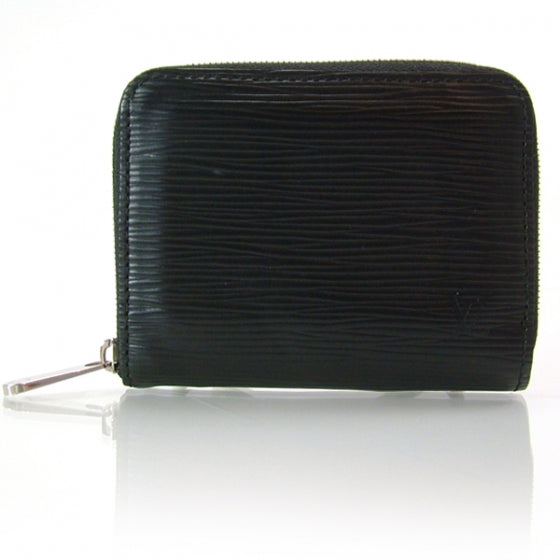 Louis Vuitton Epi Zippy Coin Purse Black 1 of 8