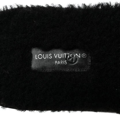 Louis Vuitton Shearling Magnetic Flat Mule 40 Black 6 of 9