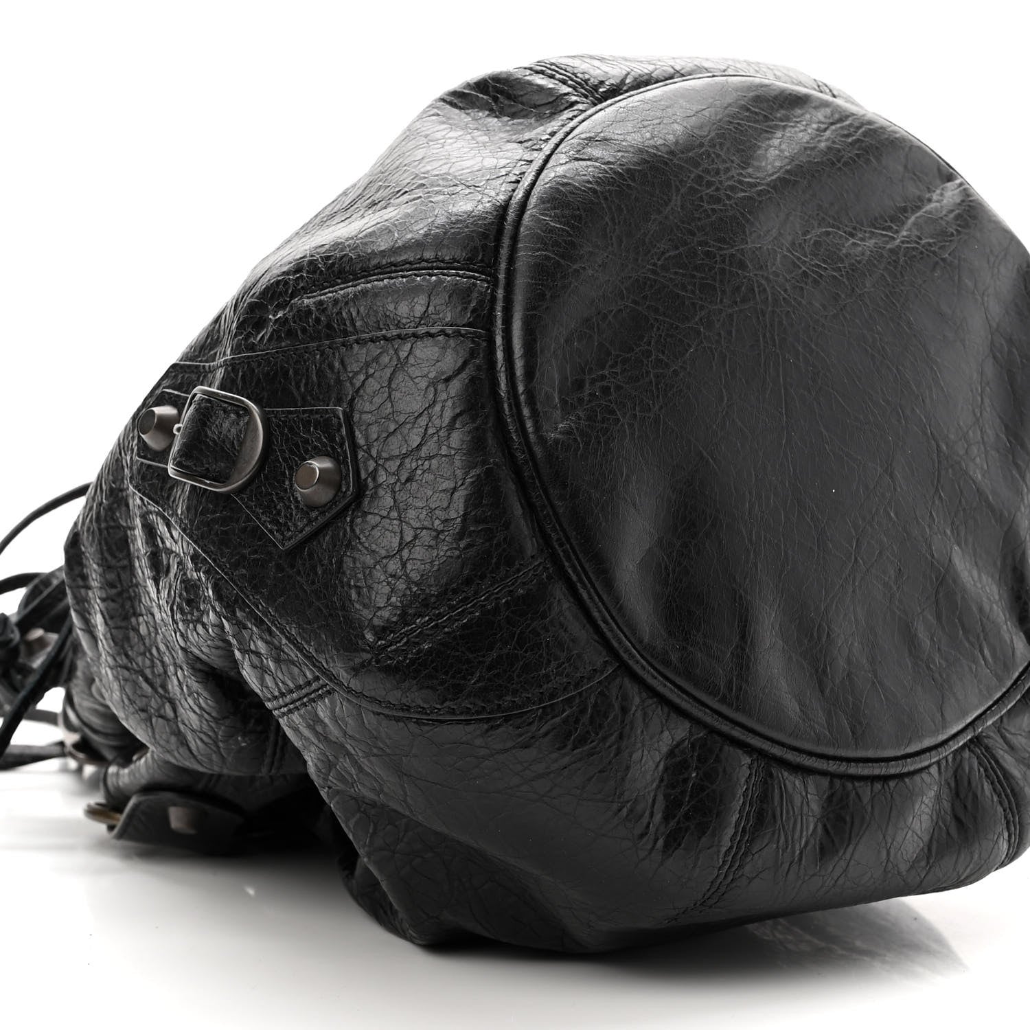 Balenciaga Agneau Classic Hardware Mini Pompon Black 8 of 9