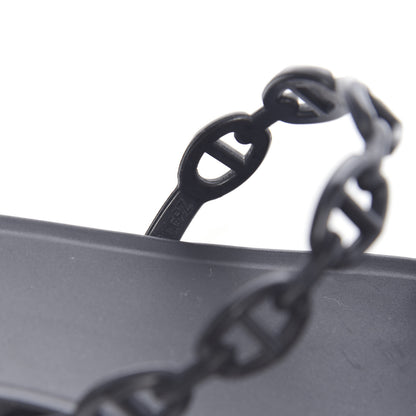 Hermes Rubber Chaine d'Ancre Rivage Sandals 36 Black 8 of 9