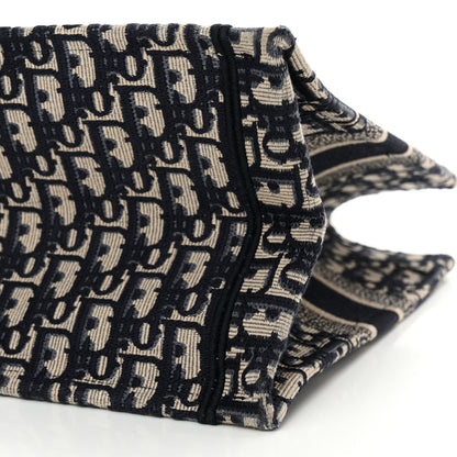 Christian Dior Oblique Medium Book Tote Blue Multicolor 10 of 12