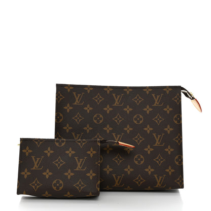 Louis Vuitton Monogram Trio Toilet Pouch Pink Fuchsia 3 of 13