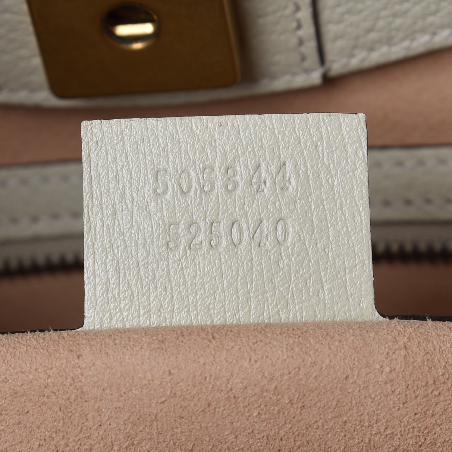 Gucci Grained Calfskin Web Stripe Butterfly Medium Totem Top Handle Bag White 10 of 10