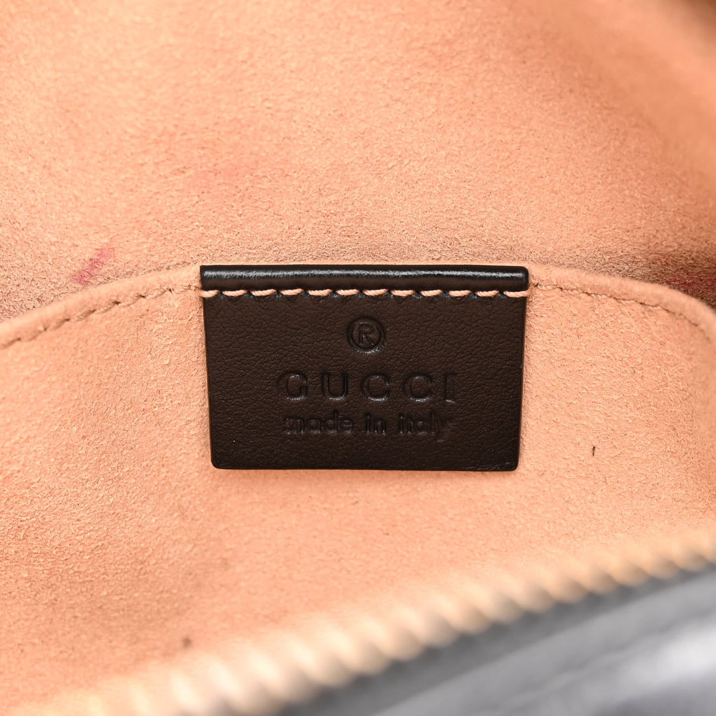 Calfskin Matelasse Mini GG Marmont Chain Shoulder Bag Black