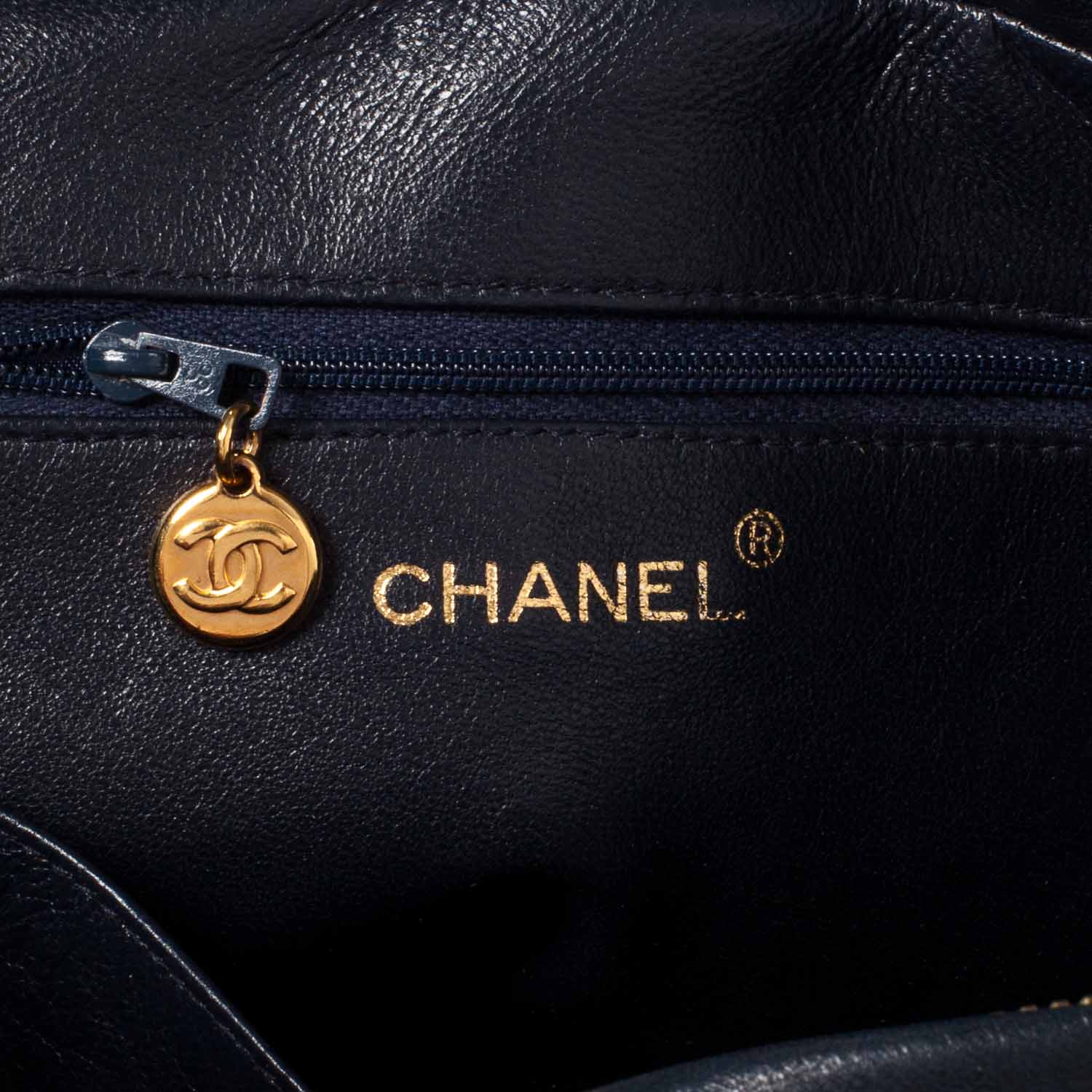 Chanel Lambskin Tassel Camera Case Navy 9 of 11