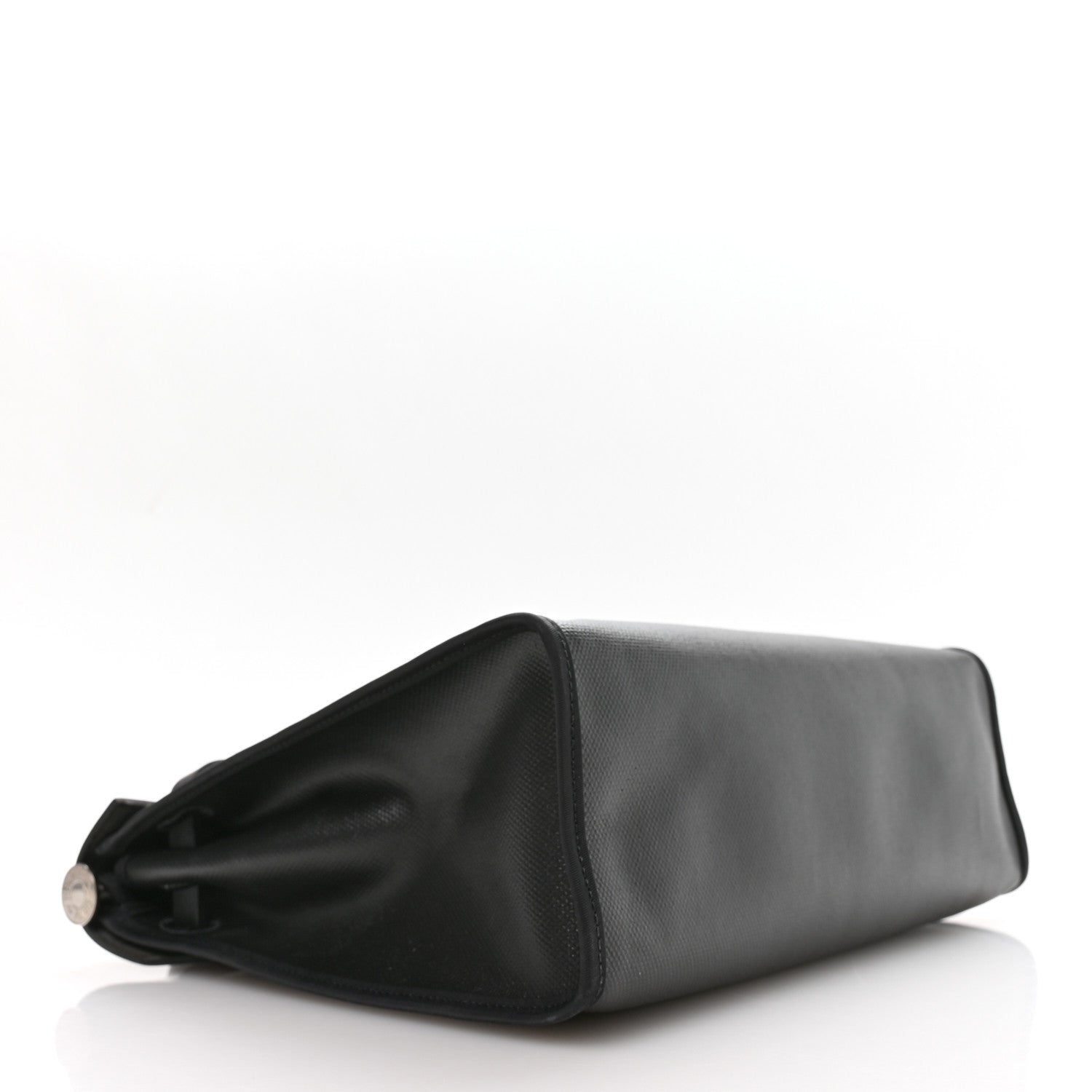 Hermes Toile H Berline Vache Hunter Herbag Zip PM 31 Black Ecru 5 of 12