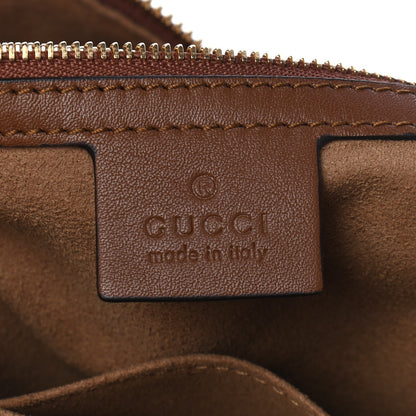 Gucci GG Supreme Monogram Large Linea A Hobo Light Brown 6 of 9