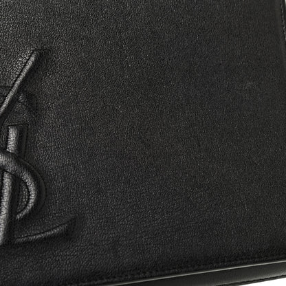 Saint Laurent Calfskin Monogram Large Belle De Jour Clutch Black 9 of 11