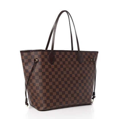Louis Vuitton Damier Ebene Neo Neverfull MM Rose Ballerine 3 of 11