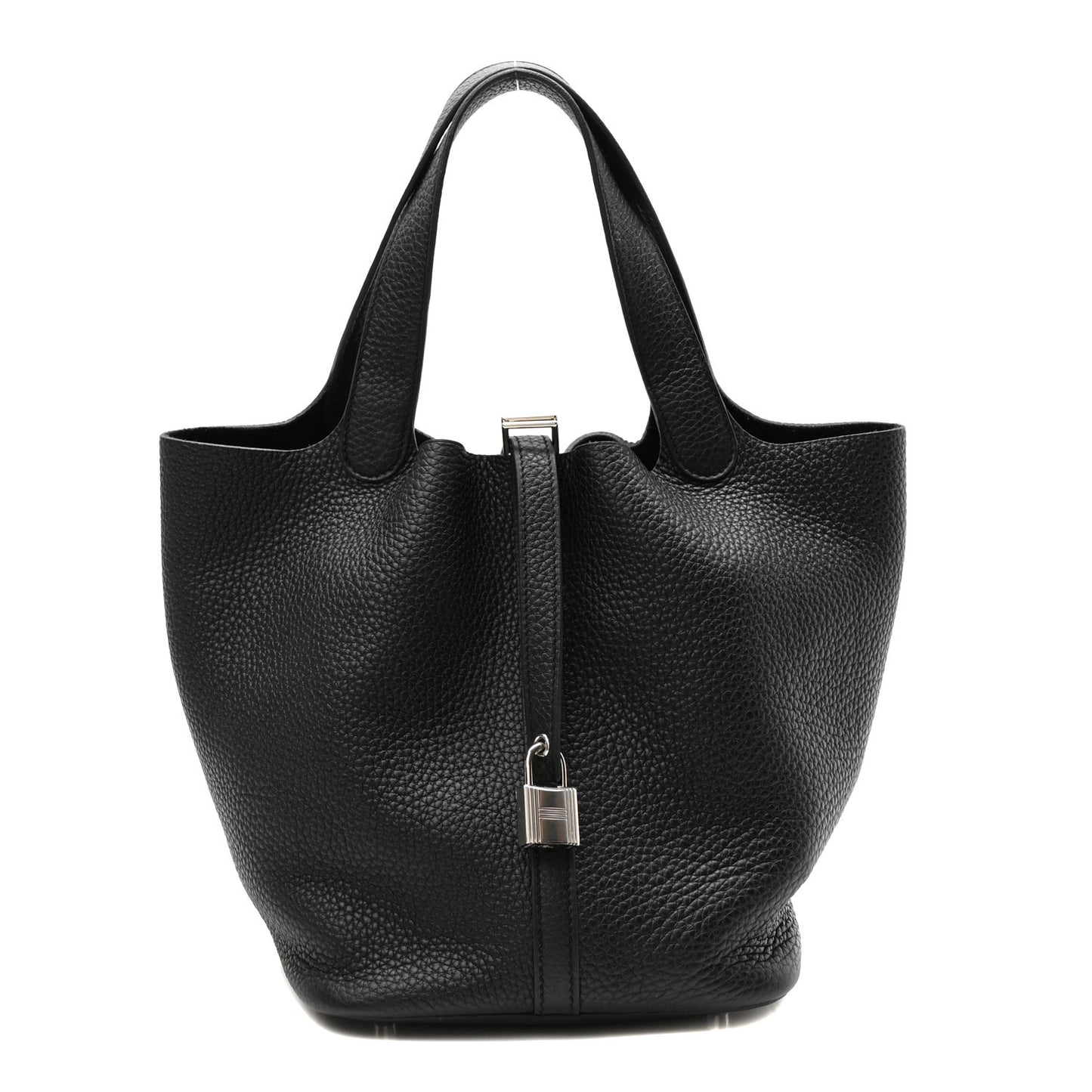 Taurillon Clemence Picotin Lock 22 MM Black