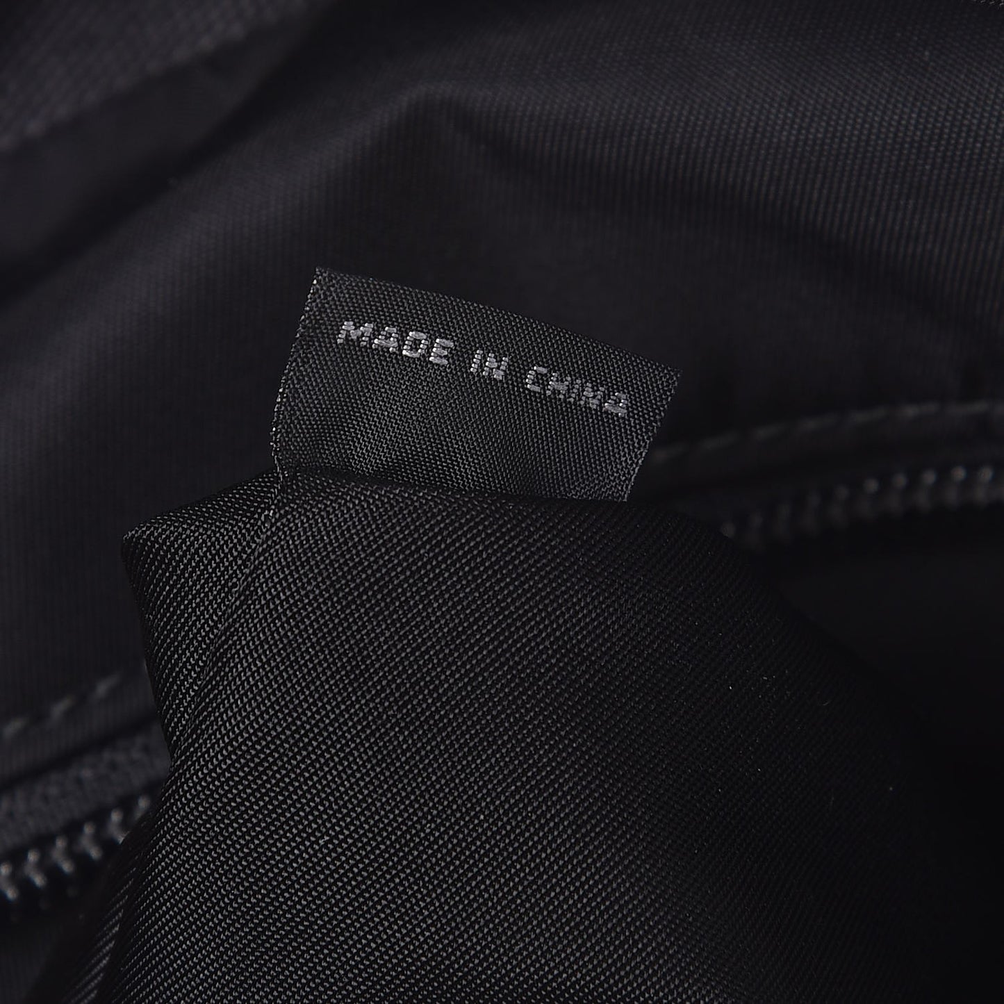 Tessuto Nylon Crossbody Bag Black