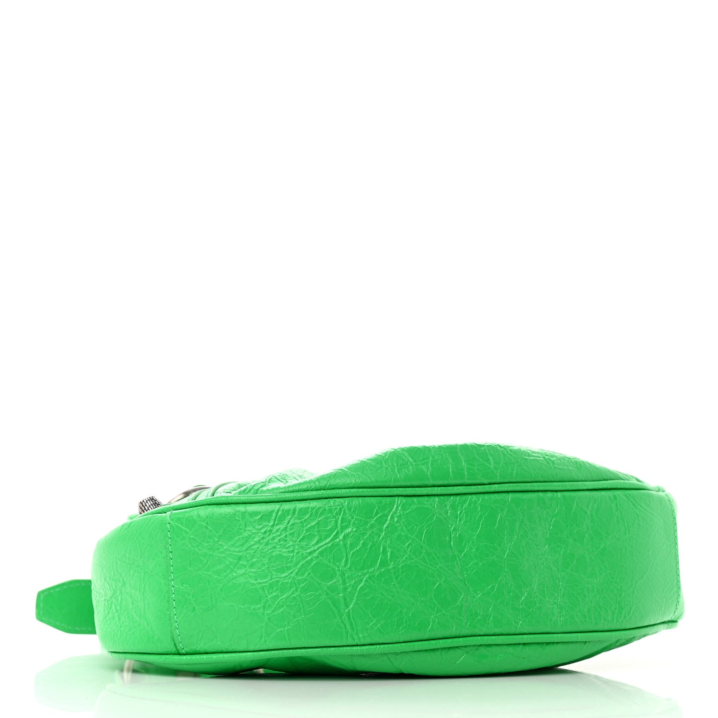 Agneau Arena Le Cagole Shoulder Bag XS Vivid Green