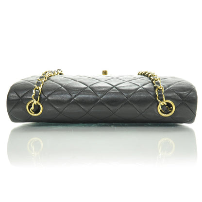 Chanel Lambskin Quilted Small Flap Black GHW 5 of 9