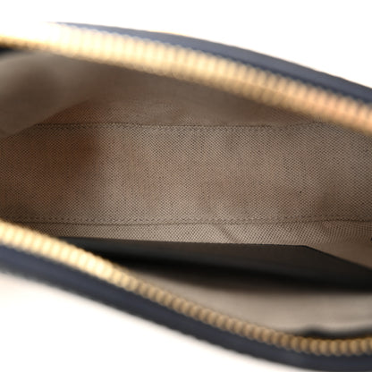 Gucci GG Supreme Monogram Textured Dollar Calfskin Web Small Ophidia GG Handbag Beige Blue 5 of 10