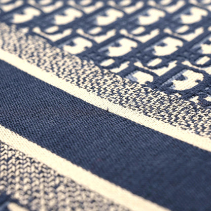 Christian Dior Oblique Book Tote Blue Multicolor 9 of 12