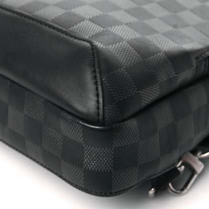 Louis Vuitton Damier Infini Avenue Sling Bag Onyx Silver 9 of 9