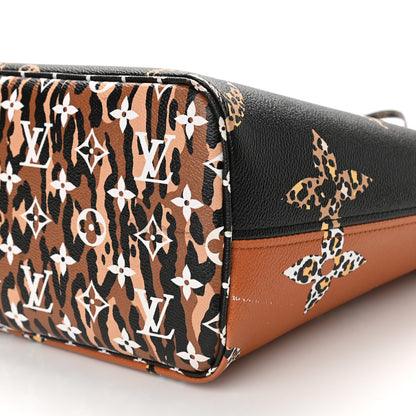 Louis Vuitton Monogram Giant Jungle Neverfull MM Black 10 of 15
