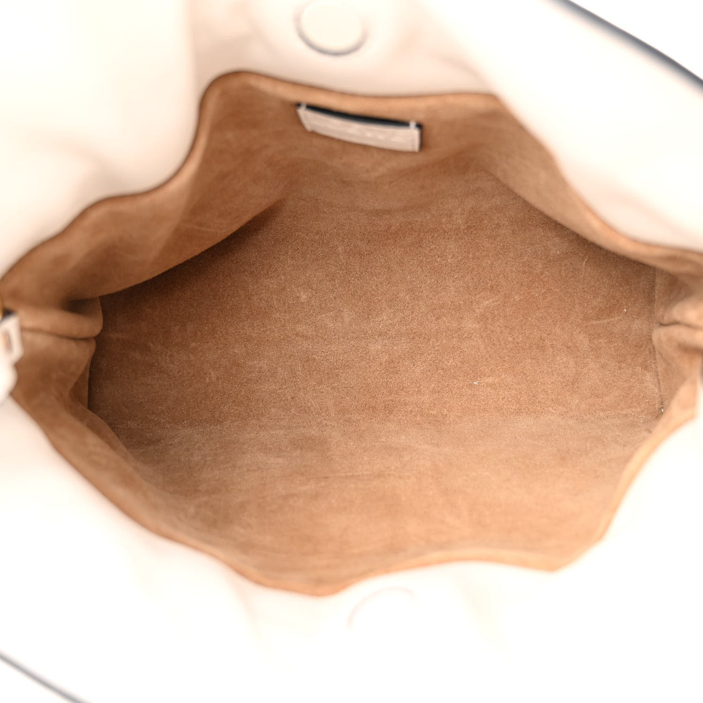 Calfskin Mini Flamenco Knot Clutch Angora