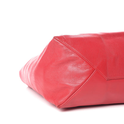 Celine Lambskin Horizontal Cabas Red 8 of 23