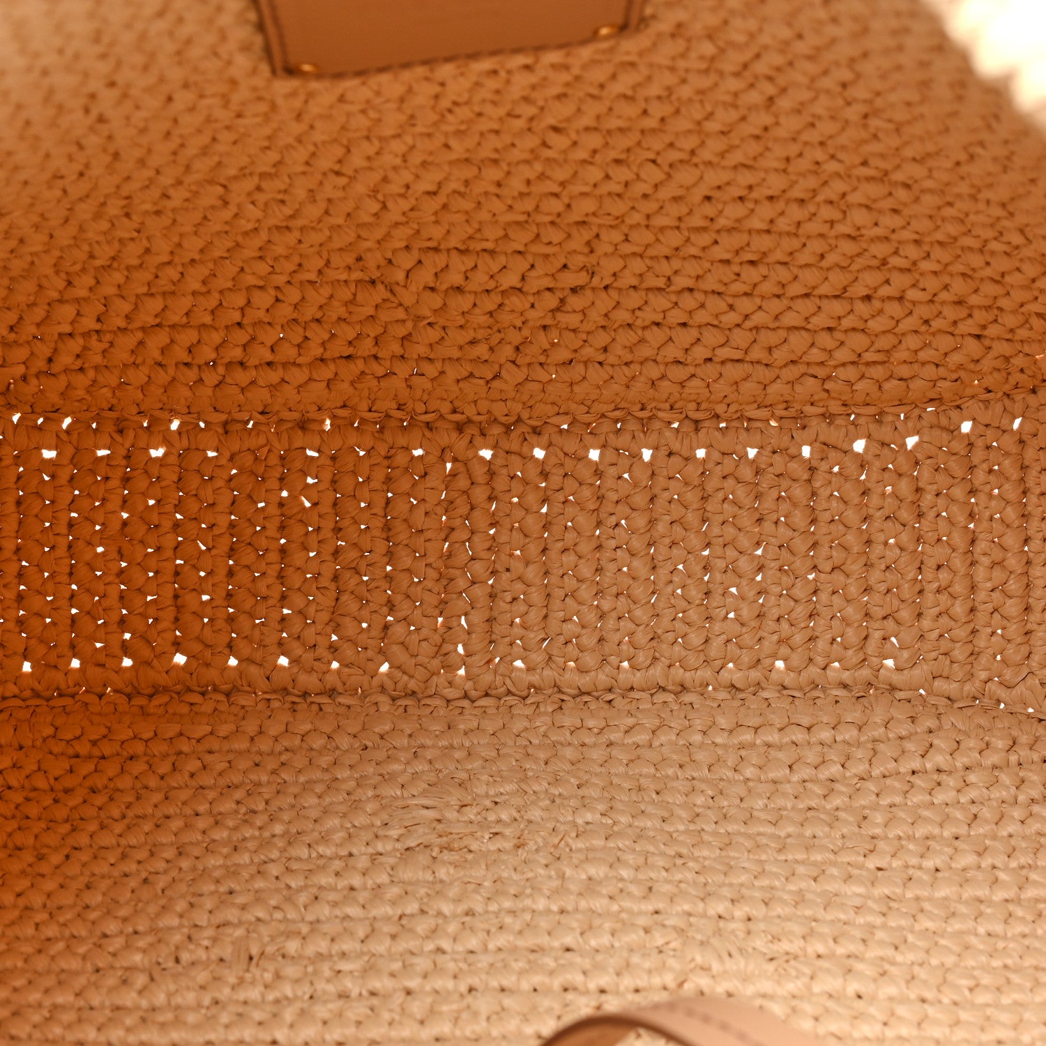 Prada Yarn Raffia Effect Crochet Embroidered Logo Hobo Naturale 5 of 8