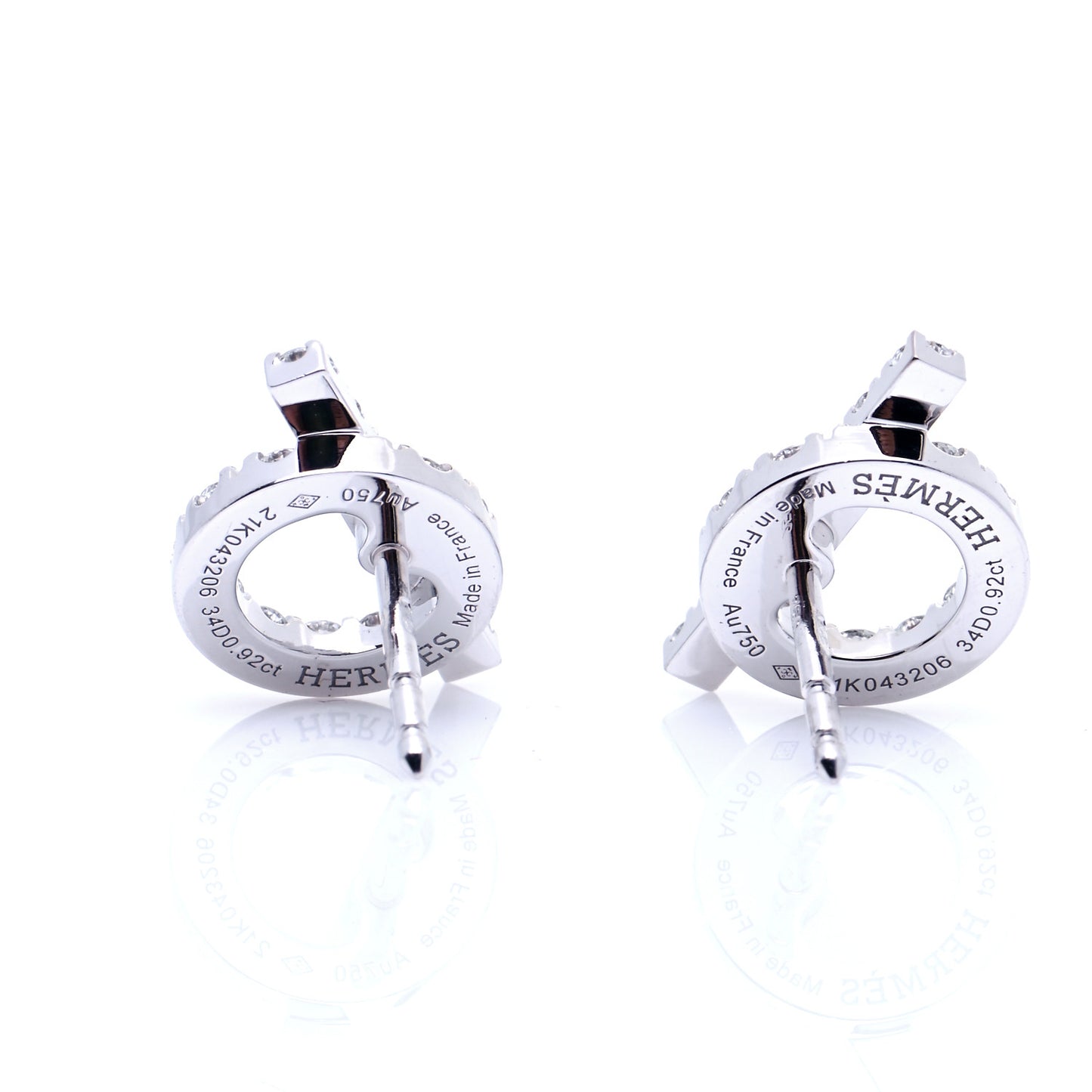 18K White Gold Diamond Finesse Earrings