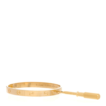 Cartier 18K Yellow Gold LOVE Bracelet 17 3 of 10