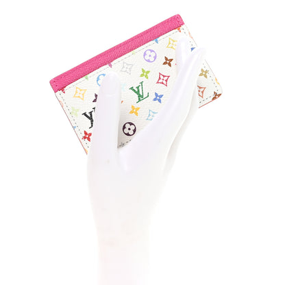 Louis Vuitton LV X TM Monogram Multicolor Card Holder Kawaii Pink 2 of 7