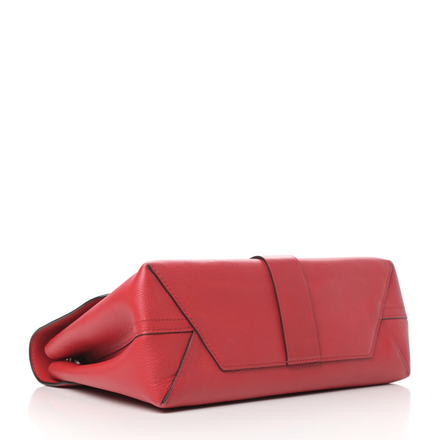 Louis Vuitton Cuir Plume Ecume Very One Handle Rubis 4 of 9