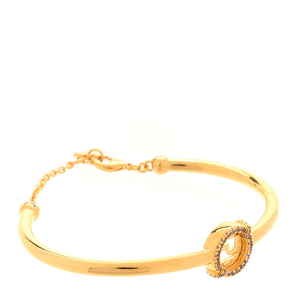Fendi Metal Crystal EverRound Bracelet Gold 3 of 6