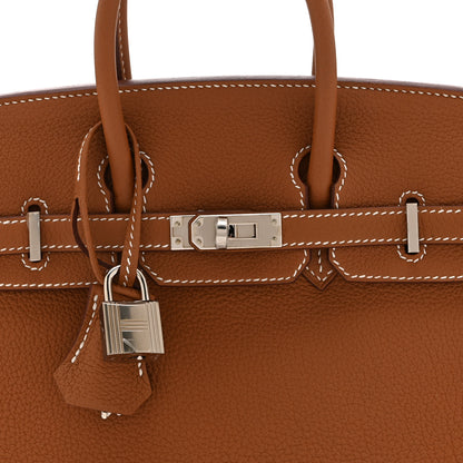 Hermes Togo Birkin 25 Gold 8 of 11