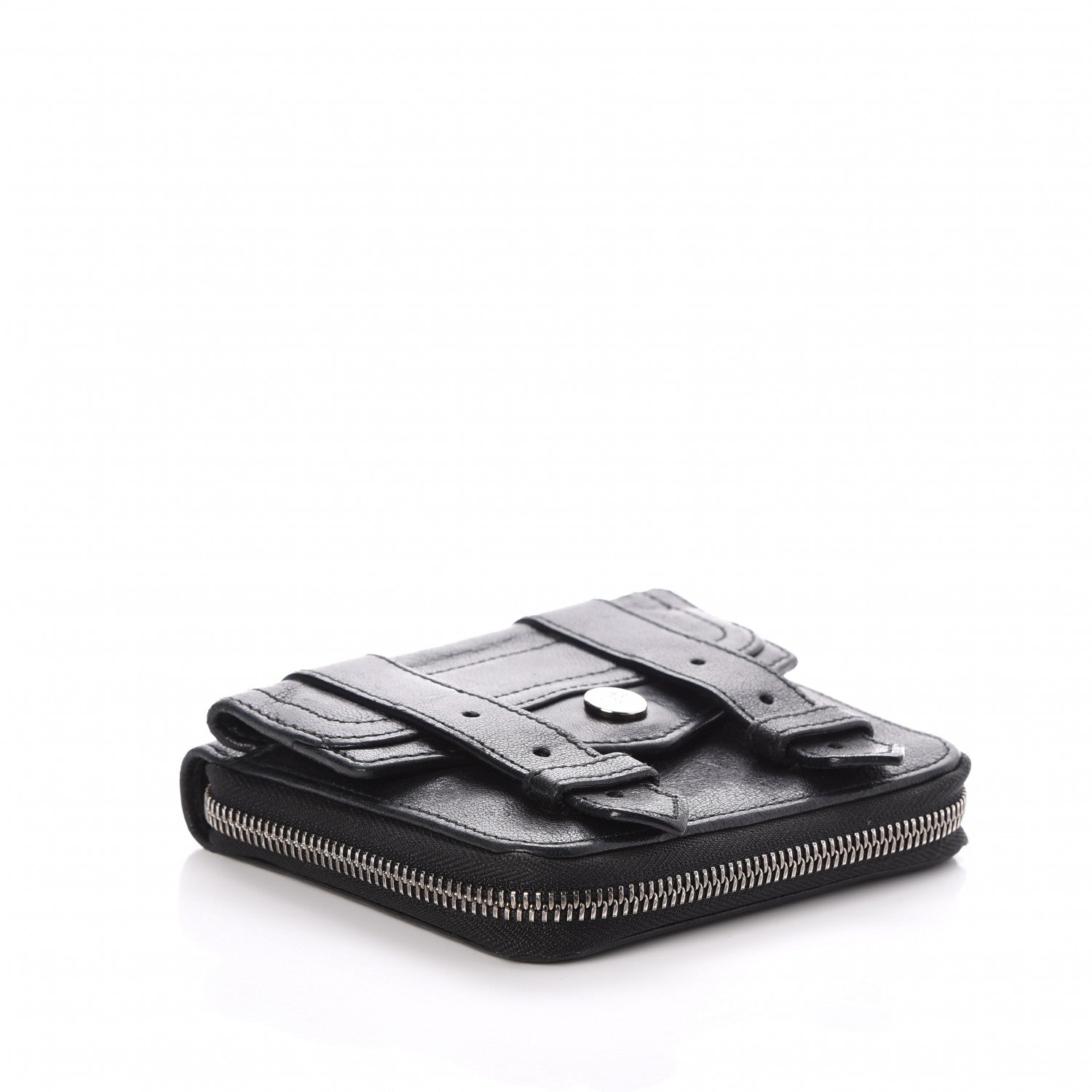 Proenza Schouler Lambskin Small PS1 Zip Wallet Black 4 of 7