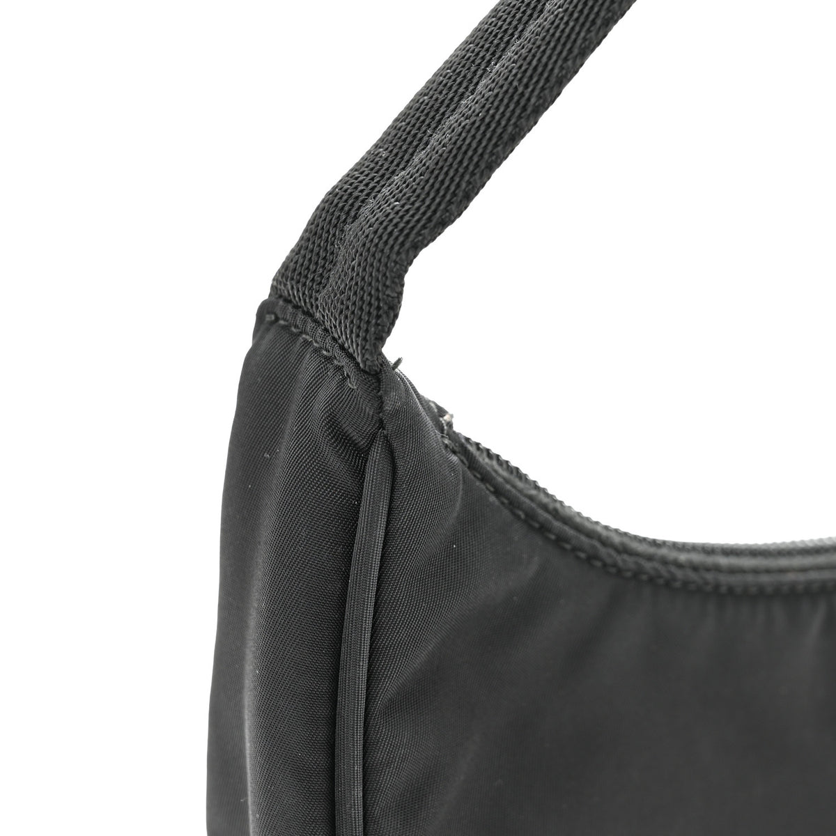 Prada Tessuto Nylon Mini Re-Edition 2000 Bag Black 12 of 13