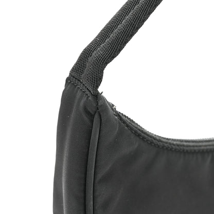 Prada Tessuto Nylon Mini Re-Edition 2000 Bag Black 12 of 13