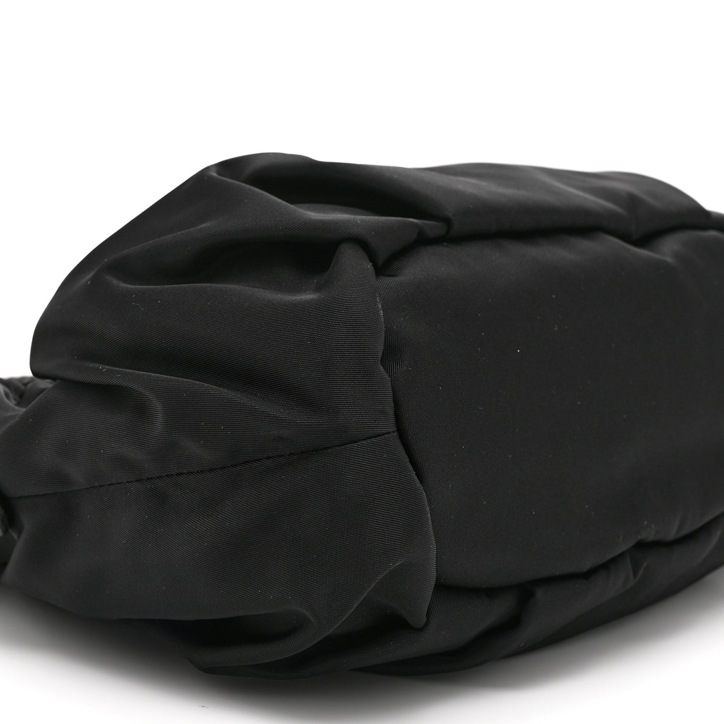Tessuto Nylon Bow Shoulder Bag Black