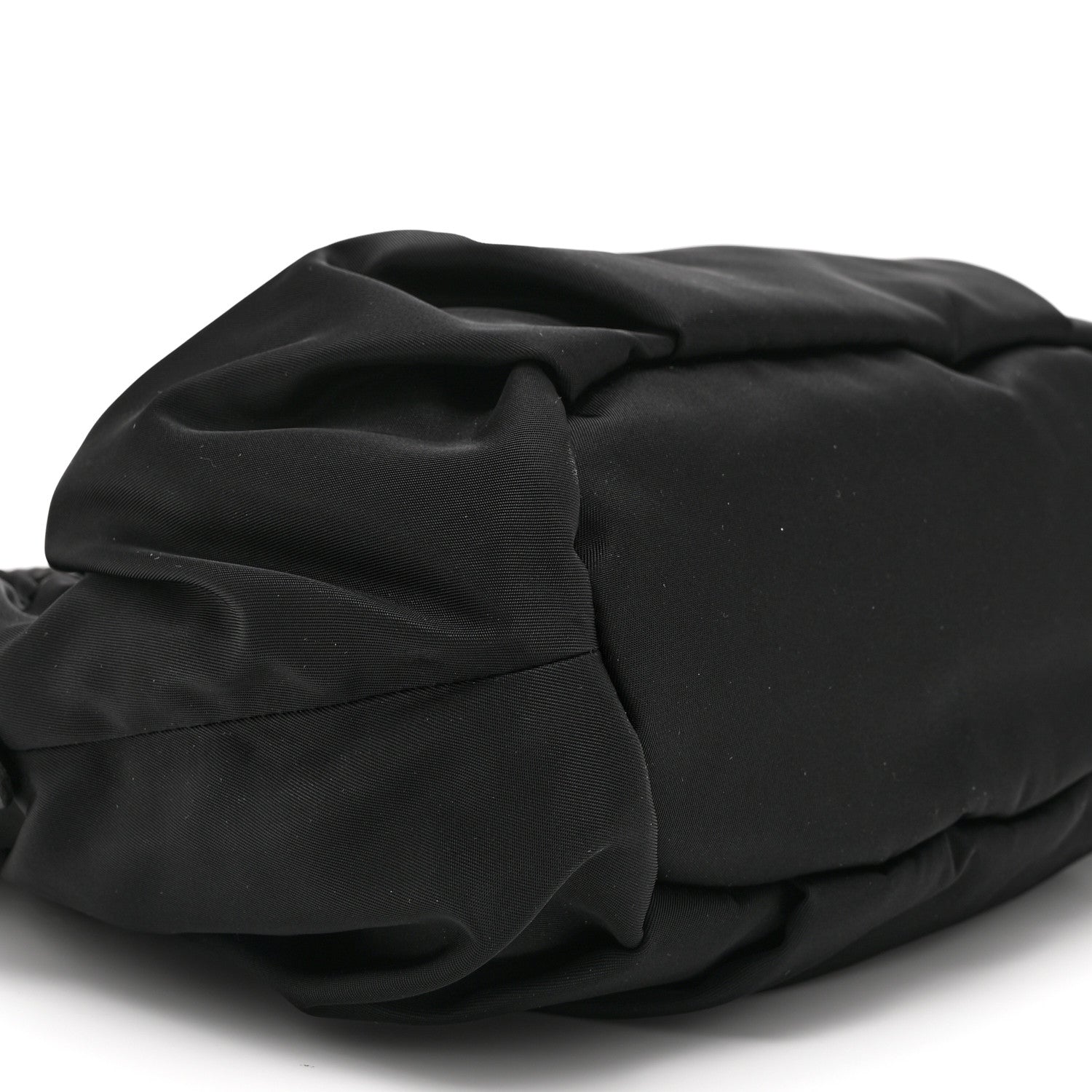 Prada Tessuto Nylon Bow Shoulder Bag Black 9 of 10