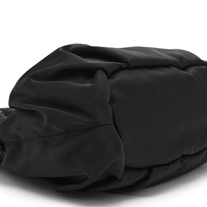 Prada Tessuto Nylon Bow Shoulder Bag Black 9 of 10