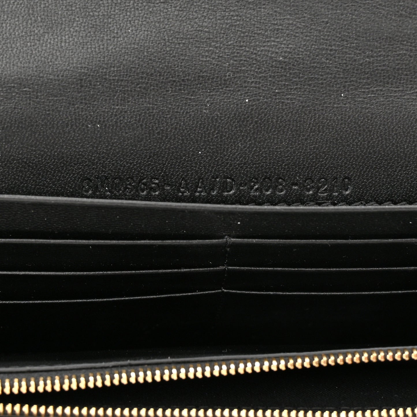Nappa Matisse FF Embossed Continental Wallet On Chain Black