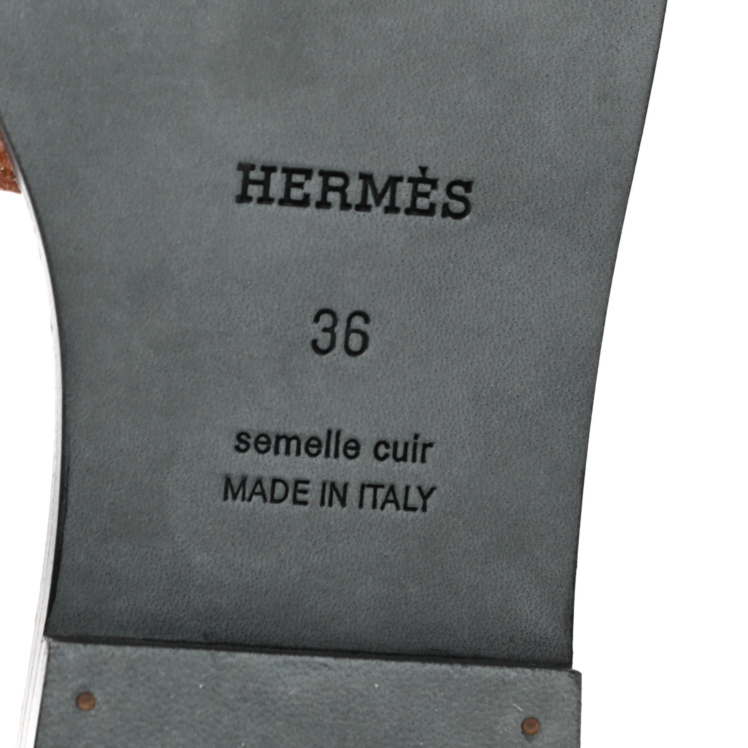 Hermes Suede Goatskin Crystal Oran Sandals 36 Rose Aube Nude 6 of 8