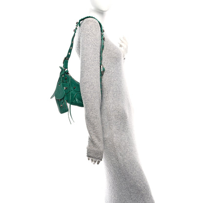 Balenciaga Agneau Arena Le Cagole Shoulder Bag XS Jade 2 of 11