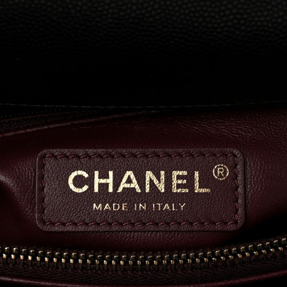 Chanel Caviar Quilted Small Coco Handle Flap Black 6 of 10