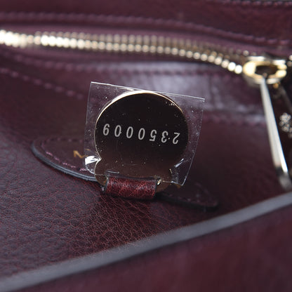 Mulberry Natural Leather Bayswater Oxblood 7 of 13