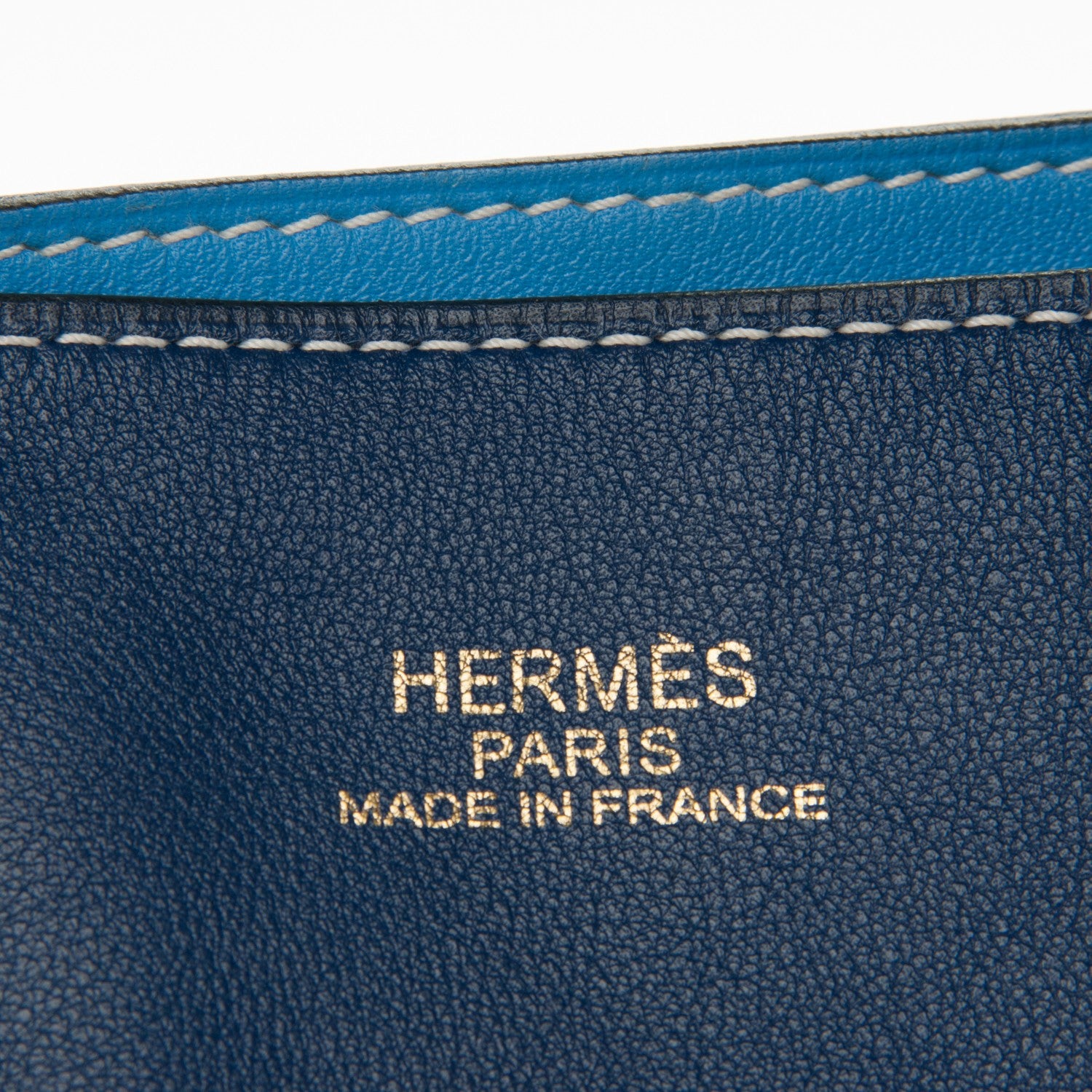 Hermes Veau Sikkim Double Sens 36 Reversible Tote Bleu Sapphire Bleu Paradis 5 of 10
