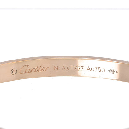 Cartier 18K Yellow Gold LOVE Cuff Bracelet 19 4 of 8