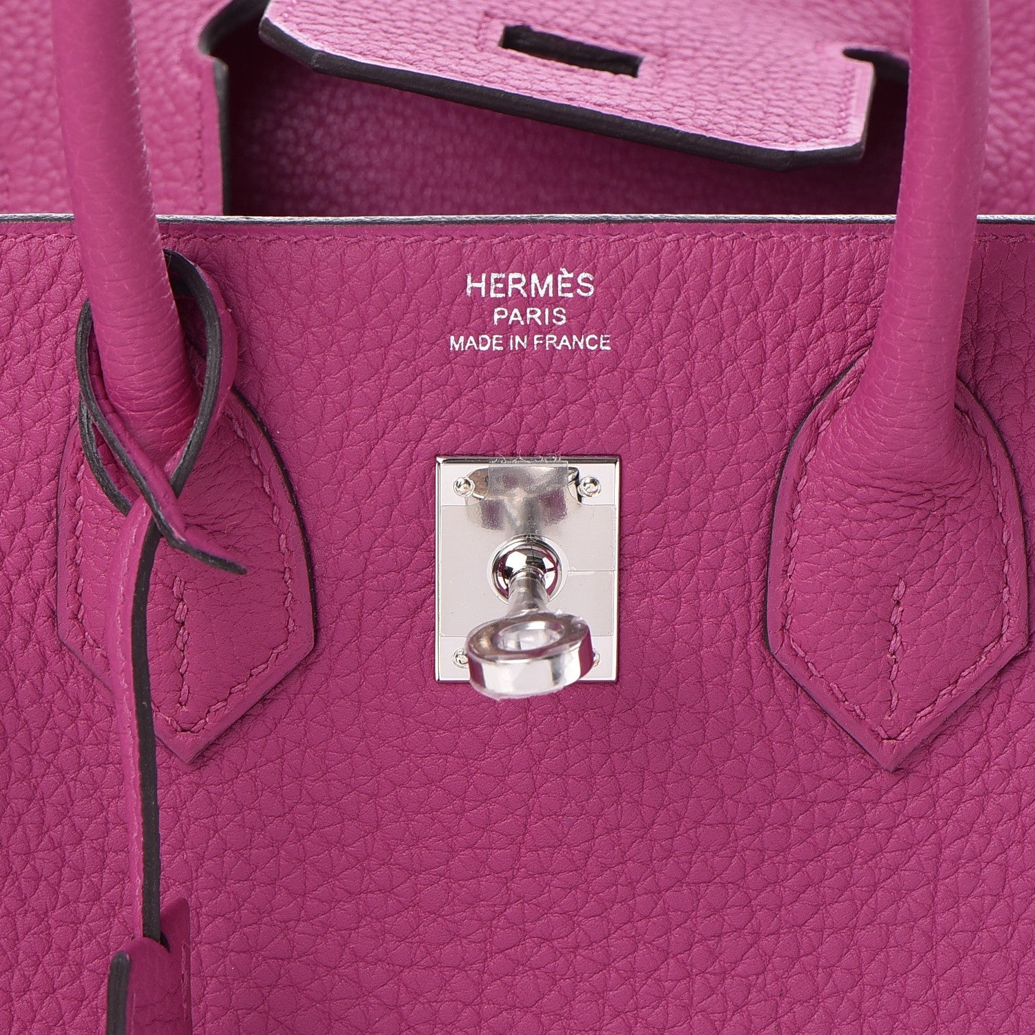 Hermes Togo Birkin 25 Rose Pourpre 23 of 37
