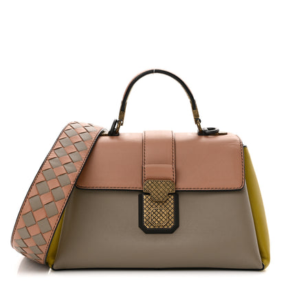 Bottega Veneta Nappa Multicolor Mini Piazza Bag Limestone 1 of 12
